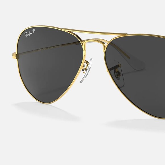 Rayban Aviator Classic Black Lenses With Case - Picture 8 of 9